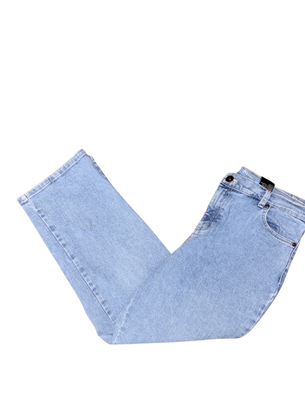 Style & Co. Light Blue Easy Fit Petite Straight Leg Jeans - Size 12P SHORT - Picture 6 of 8